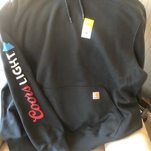 Coors Light Carhartt Hoodie brand new